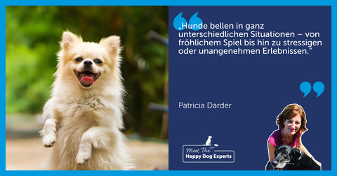 Warum bellen Hunde? Eine Happy Dog Expertin erklärt!
