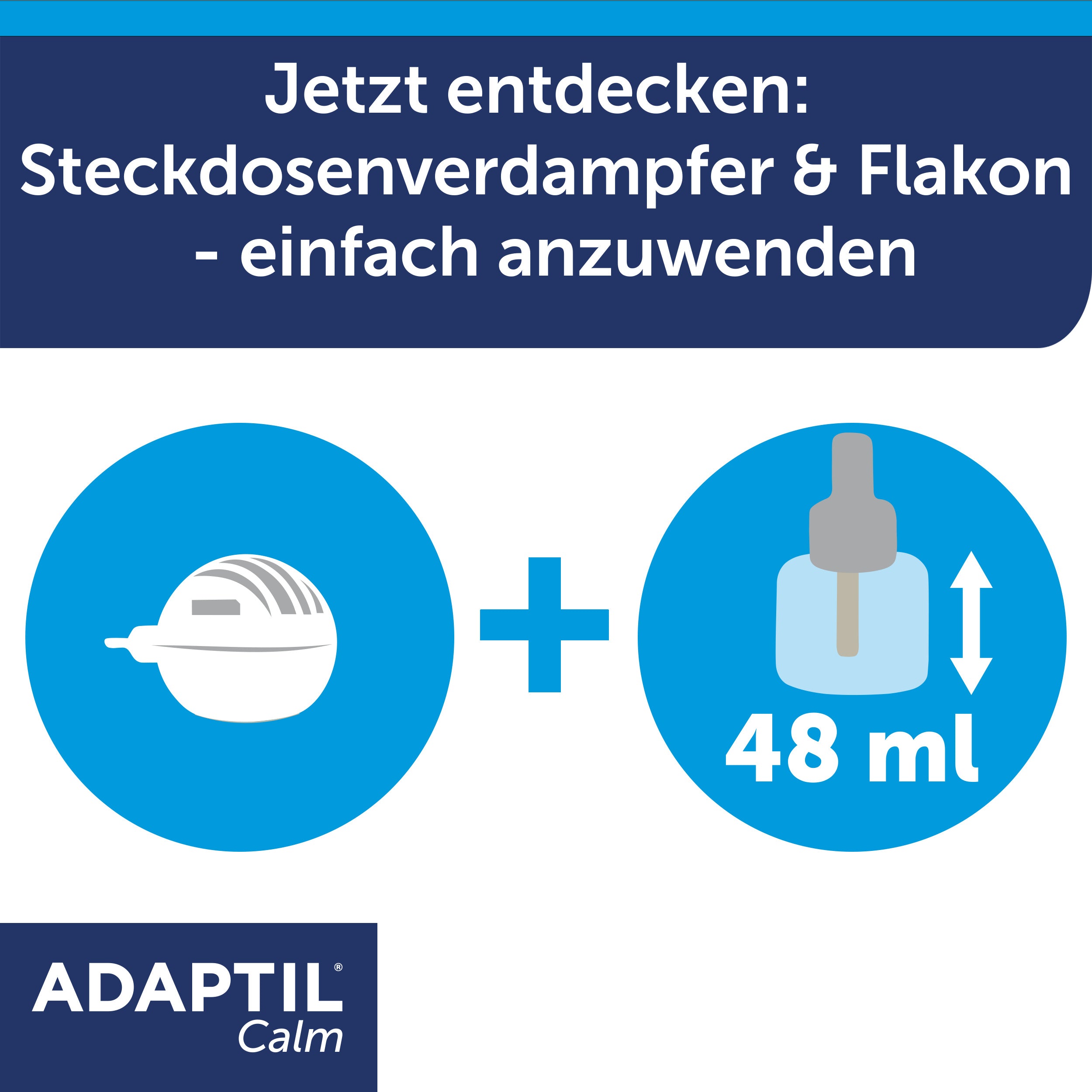 Adaptil Calm Verdampfer Anwendung